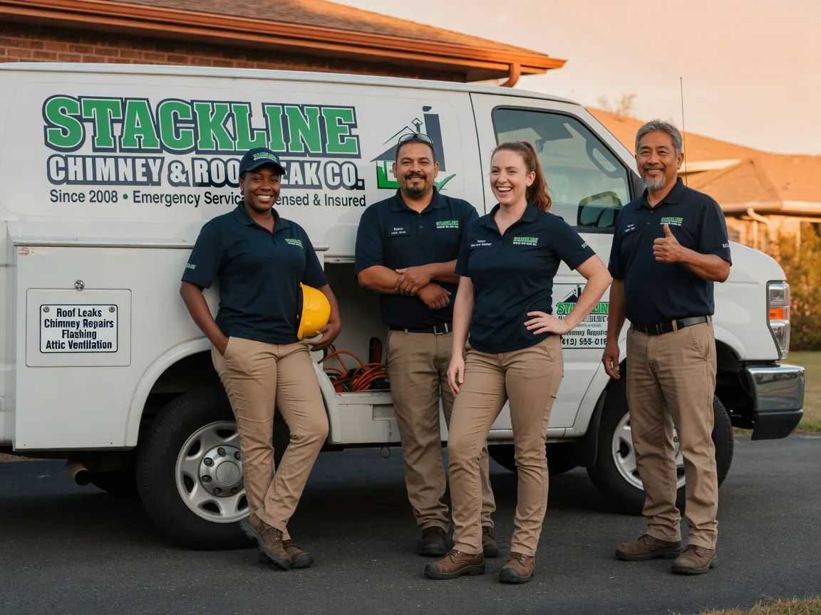 Chimney flashing repair company in Stratford, WA